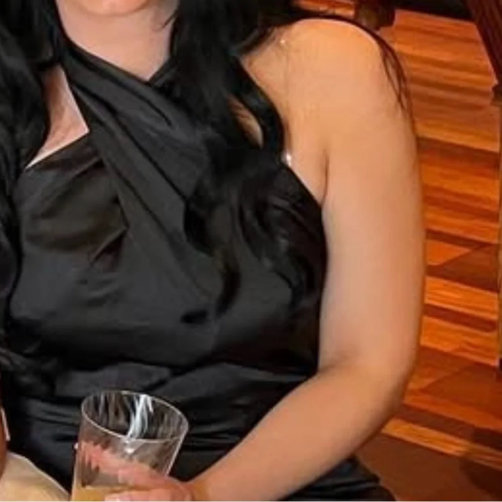 Club London black halter gown - Picture 6 of 10